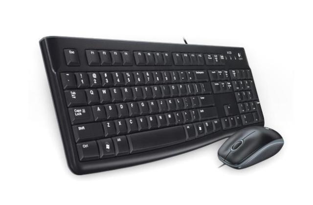 

Клавиатура и мышь Logitech Desktop MK120 920-002561 black, USB, RTL, Desktop MK120