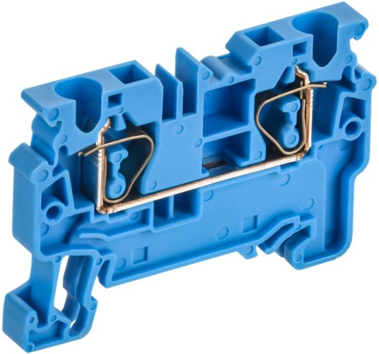 

Клемма пружинная IEK AF-CT40-00-K07-004 CX4 BU 4мм2 проходная синяя ARMAFIX, AF-CT40-00-K07-004