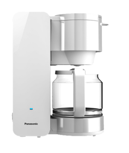 

Кофеварка Panasonic NC-DF1WTQ капельная, для молотого кофе, контроль крепости кофе, отключение при неиспользовании, постоянный фильтр, NC-DF1WTQ