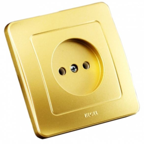 Изображение товара Розетка без заземления HEGEL РС16-302-07 для электроприборов