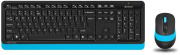 фото Клавиатура и мышь A4Tech FG1010 BLUE