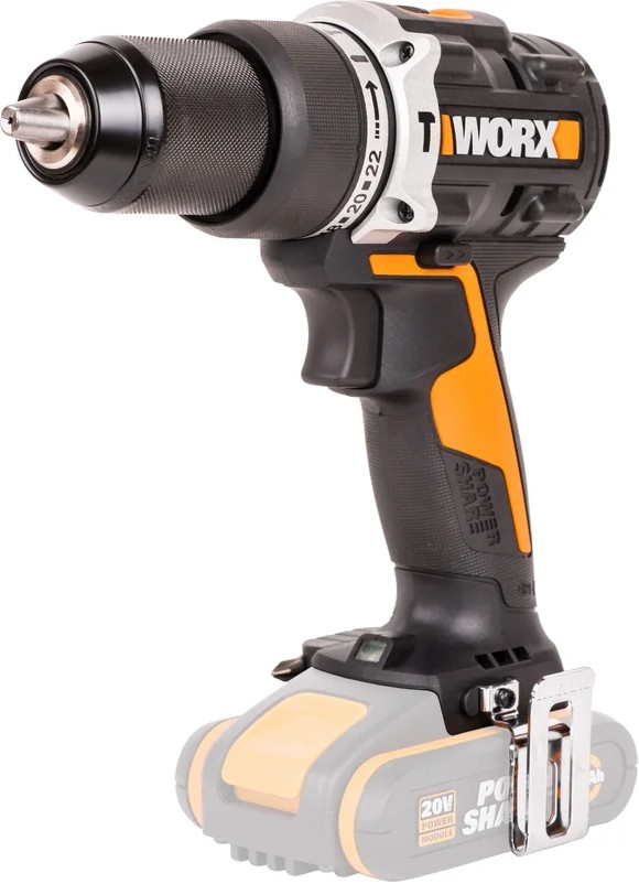 

Дрель - шуруповерт Worx WX352.9 ударная аккумуляторная, 60 Нм, 20В, бесщеточная, без АКБ и ЗУ, WX352.9