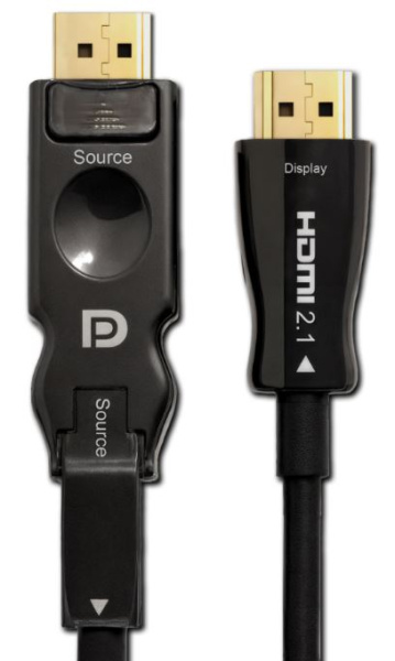 Изображение товара Filum FL-AOC-DP1.4-HDMI2.1-50M — оптический кабель 8K/4K, 50 м