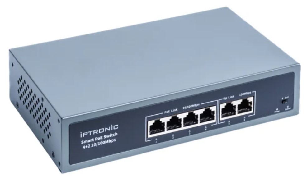 

Коммутатор PoE IPTRONIC PS3-E6P4H, PS3-E6P4H