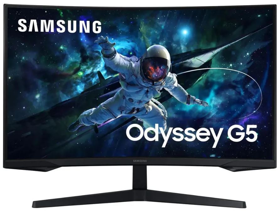

Монитор 27" Samsung Odyssey G5 S27CG550EI 2560x1440, 1 мс, 300 кд/м2, 2500:1, 178°/178°, VA LED, 16:9, 165Hz, HDMI, DP, USB, Odyssey G5 S27CG550EI