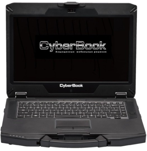 фото Ноутбук защищённый CyberBook S1154 STD в Красноярске 14 ", Core i5, 8 Гб RAM, 256 Гб SSD, Iris Xe Graphics, Черный