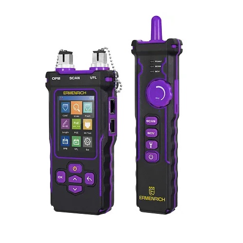 

Кабельный тестер Ermenrich 84551 многофункциональный NetGeeks NP60, 84551