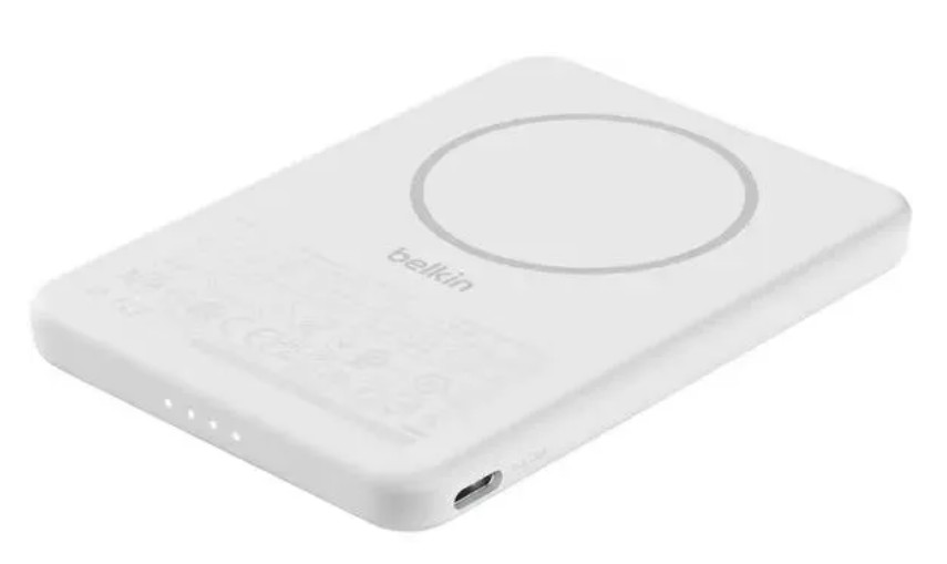 

Аккумулятор внешний Belkin BPD010hqWH 5000mAh USB-C с кабелем USB-C-USB-C. Длина кабеля: 60см. Цвет: белый, BPD010hqWH