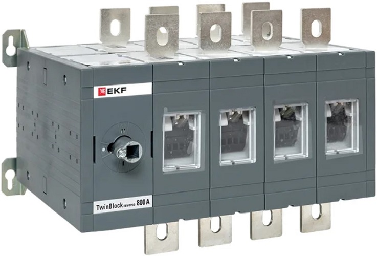 

Рубильник EKF tb-s-800-4p 800A 4P без рукоятки управления TwinBlock, tb-s-800-4p