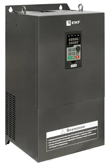 Изображение товара Промышленный преобразователь частоты VECTOR EKF VT100-090-3 176 А до 600 Гц