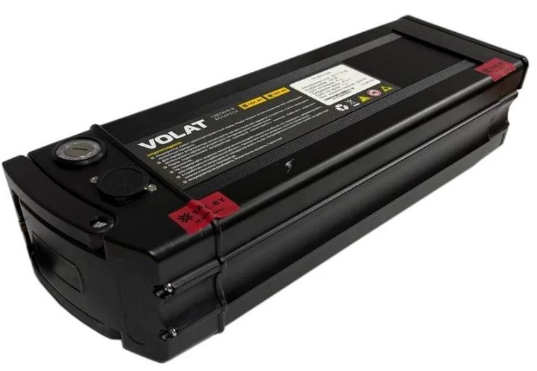 

Аккумулятор VOLAT VT-60V-13Ah-металл для электровелосипедов (16S5P 60V 13000mAh) в корпусе с планкой, VT-60V-13Ah-металл