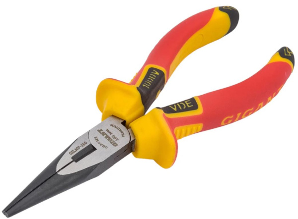 Изображение товара Длинногубцы Gigant GILNP-160 изолированные для электромонтажа и резки