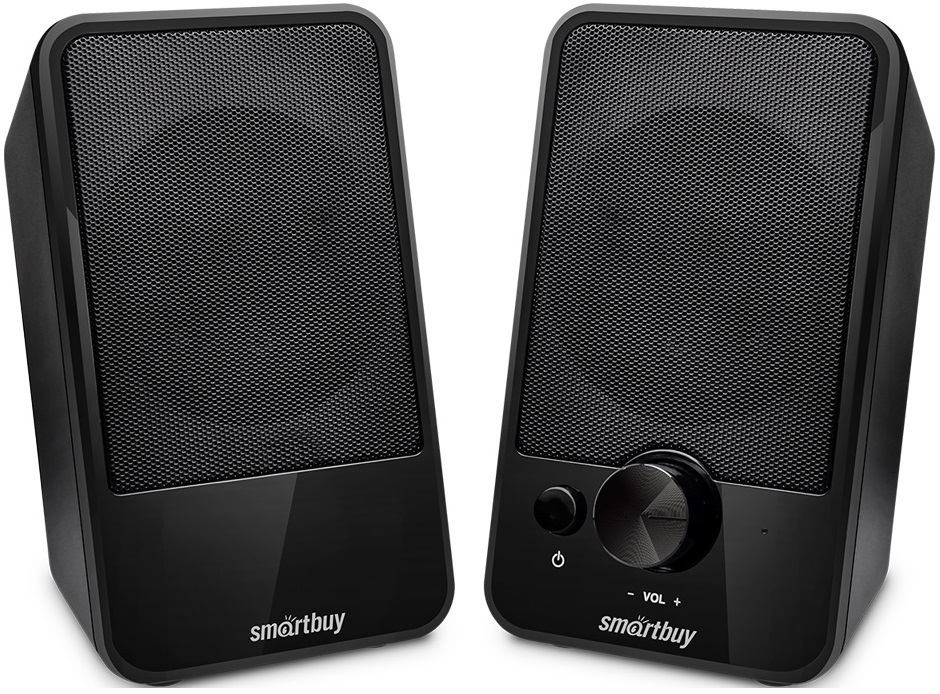 

Акустическая система SmartBuy W30 SBA-4850 2.0, 6Вт, динамики 76мм, USB (1/20), W30