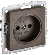 фото Розетка без заземления  IEK BR-R13-10-K45