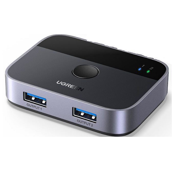 

Кабель UGREEN CM757 35313_ USB 3.0 2x2 Sharing Switcher, black/gray, CM757