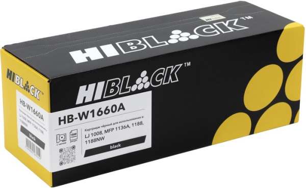 Изображение товара Картридж Hi-Black HB-W1660A для лазерных принтеров HP
