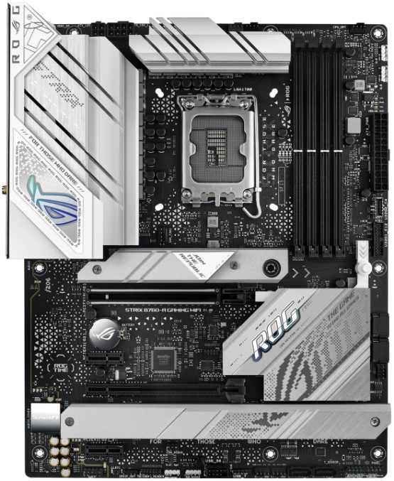 

Материнская плата ATX ASUS ROG Strix 90MB1EP0-M0EAY0 (LGA1700, B760, 4*DDR5(5333), 4*SATA3 RAID, M2, Audio, Gb LAN, USB 3.2, USB 2.0), ROG STRIX B760-A GAMING WIFI