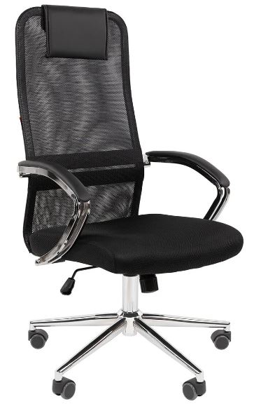 

Кресло офисное Chairman 612 7202690 Россия черный, хром, 612