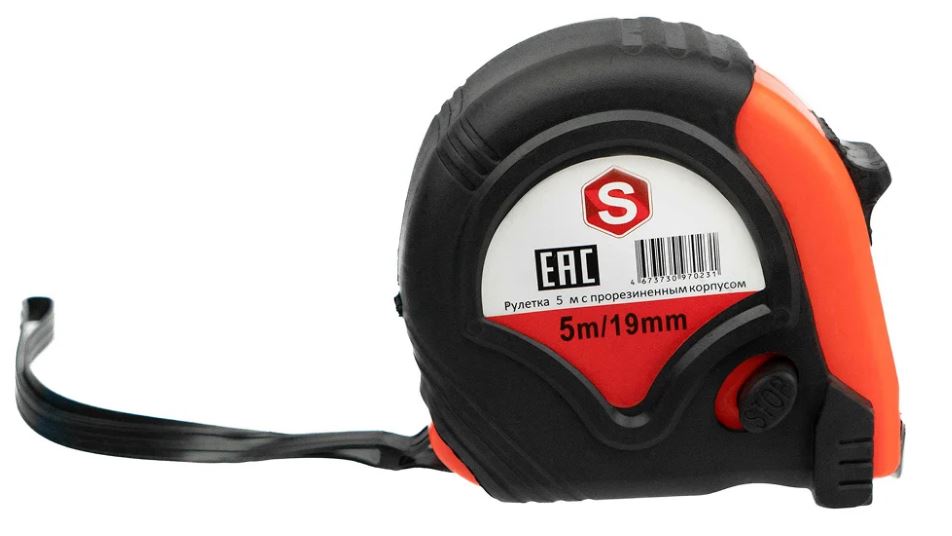 

Рулетка ООО САМ SAMC-063000500-12 5 м с прорезиненным корпусом 12 шт, SAMC-063000500-12