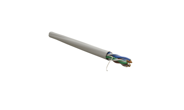фото Кабель витая пара U/UTP 5e кат. 4 пары WRLine WR-UTP-4P-C5E-L-PVC-GY в Уфе
