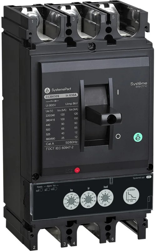 Автоматический выключатель в литом корпусе,Systeme Electric,SPC400S40023L3DF
