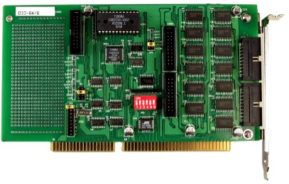 Изображение товара Плата ICP DAS DIO-64/6 CR дискретного ввода-вывода 64 канала для автоматизации