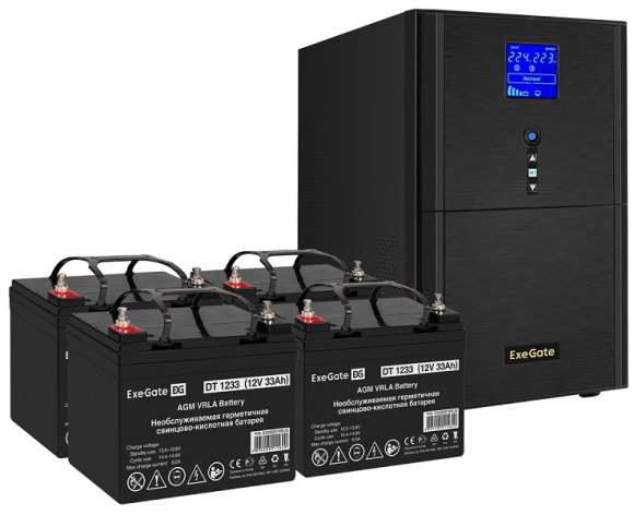 фото Комплект  Exegate SineTower SZ-5000.LCD.AVR.2SH.1C13.T.RJ.USB в Красноярске