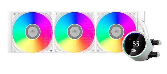 Изображение товара Система охлаждения PCCooler DA360 Pro ARGB Digital WH для мощных ПК