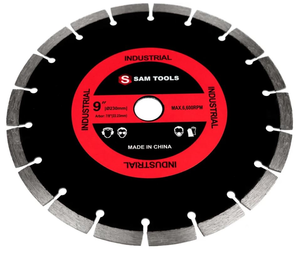 

Диск отрезной ООО САМ SAMC-018001230 алмазный сегментный по бетону 230 мм, SAMC-018001230
