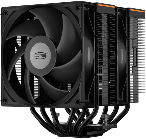 

Кулер PCCooler RT620 BK LGA115x/1200/1700/1851/AM4/AM5 (TDP 265W, 2*120mm, 500-2200rpm, 73.32CFM, 34.9dBa, 4-pin PWM), RT620 BK