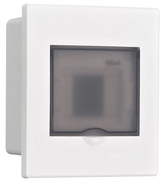 

Щит распределительный навесной DEKraft 31060DEK пластиковый прозрачная дверь 1 ряд 4 мод. IP41 ЩРН-П, 31060DEK