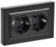 фото Розетка двухместная с заземлением  IEK BR-R28-16-K02-F в Санкт-Петербургe