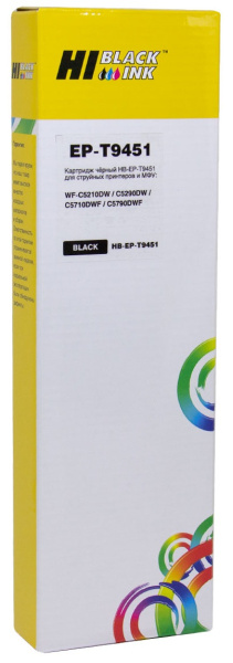 Изображение товара Картридж Hi-Black EPT9451 для Epson WF-C5290 и C5790 черный