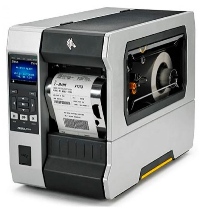 

Принтер термотрансферный Zebra ZT610 203 dpi, Euro and UK cord, Serial, USB, Gigabit Ethernet, Bluetooth 4.0, USB Host, Tear, color Touch Display, ZPL, ZT610