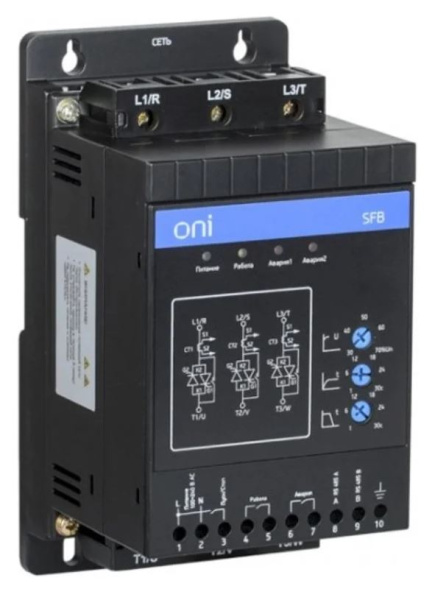 Изображение товара ONI SFB-33-D22-A-00 Устройство плавного пуска для трехфазной сети 380 В 2 2 кВт IP20