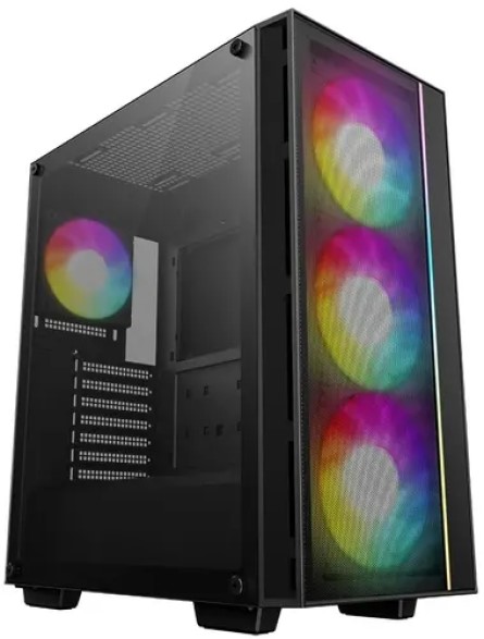 

Корпус ATX Deepcool MATREXX 55 MESH V4 черный, без БП, окно из закаленного стекла, 2*USB3.0, audio, MATREXX 55 MESH V4