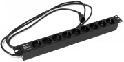 фото Блок розеток 19, 9 розеток  Hyperline SHE19-9SH-2.5IEC