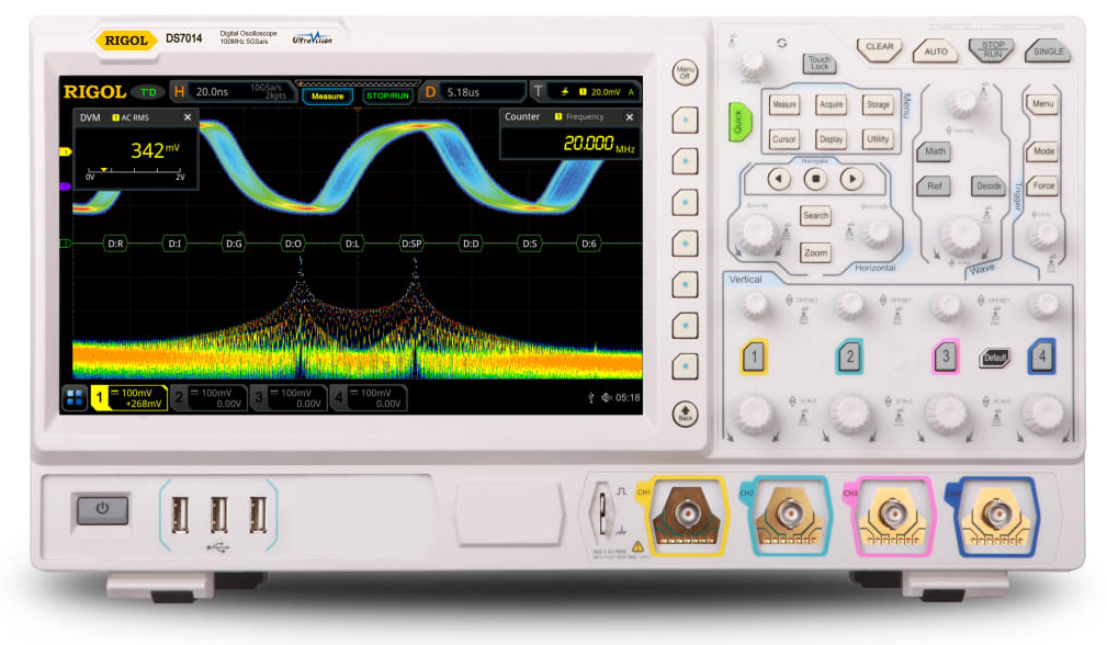 

Осциллограф Rigol DS7054 500MHz BW,4Channel,10GSa/s, DS7054