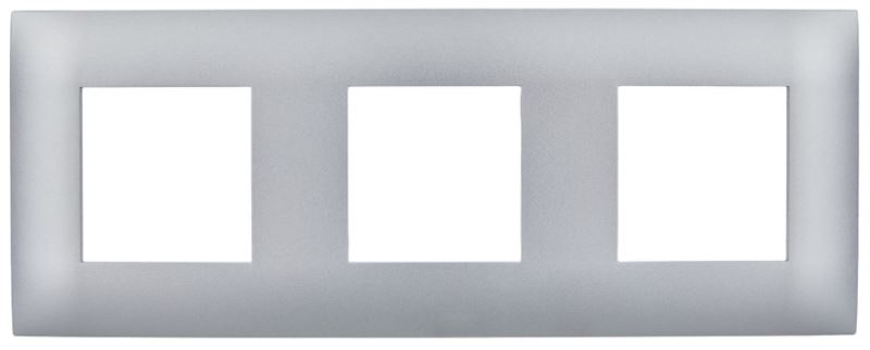 

Рамка тройная IEK SK-M32-K23 SKANDY SK-F03S Серебряный, SK-M32-K23