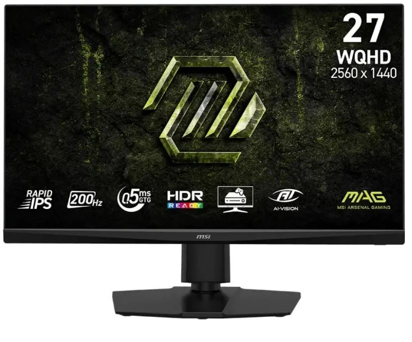

Монитор 27" MSI MAG 272QPF E20 9S6-3CF7CA-009 16:9, IPS, QHD, 0,5ms, 300cd, 200Hz, HDMI, DP, HAS, MAG 272QPF E20