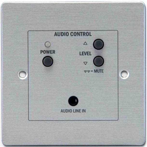 

Панель управления настенная BIAMP ACPR 912.0092.900/911.1520.900 для активных АС SDQ5PIR: вкл./выкл., регулировка громкости. Mic вх. (jack 6.3мм) и li, ACPR