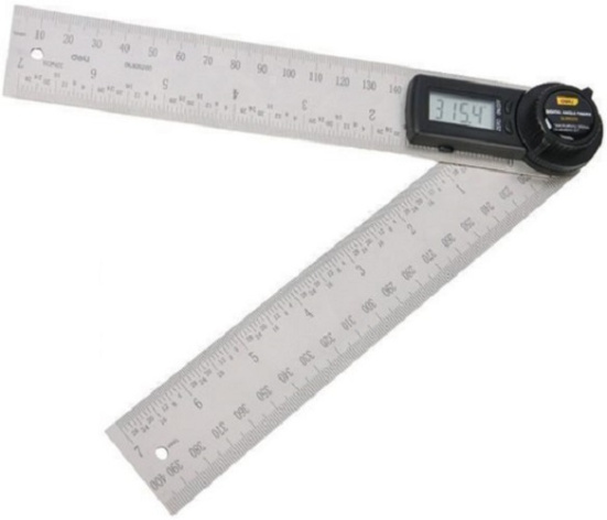 Изображение товара Электронный угломер Deli DL305200 для точных измерений в строительстве и столярном деле