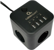 фото Сетевой фильтр  Cablexpert CUBE-3-U4-B-1.5
