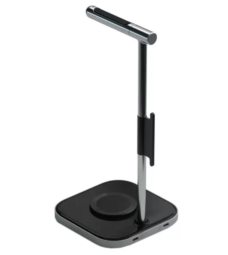 

Подставка Satechi ST-UCHSMCM для наушников с беспроводным ЗУ, QC, USB Type-C, серая, ST-UCHSMCM