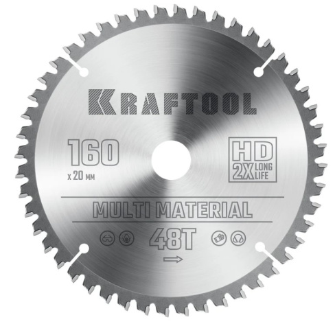 Изображение товара Диск пильный Kraftool Multi Material для резки разных материалов