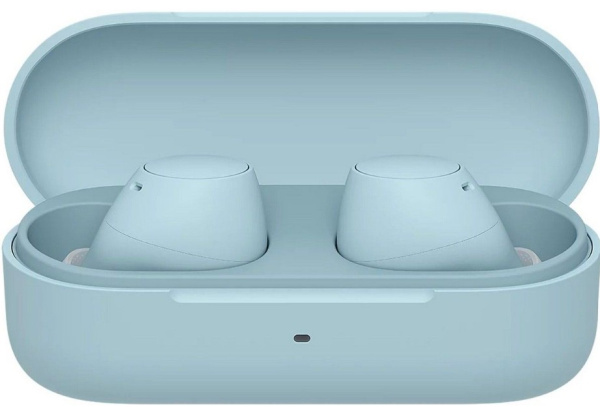 Изображение товара Беспроводные внутриканальные наушники Sony WF-C510 с микрофоном голубого цвета