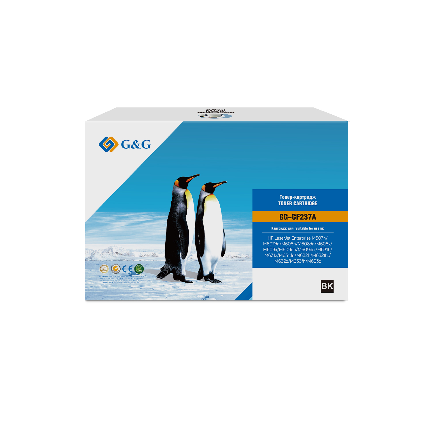 

Картридж GG-CF237A Cartridge G&G for HP LJ M607/M608/M609/M631/M632/M633, with chip (11 000), GG-CF237A