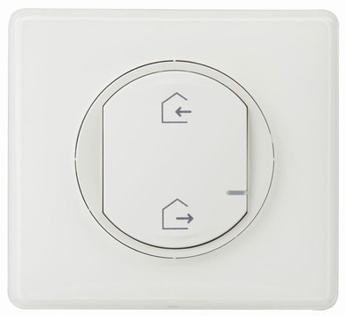 

Выключатель Legrand 064872 Celiane with NETATMO, беспроводной "Я дома/Я вне дома", белый, рамка белый глянец, 064872