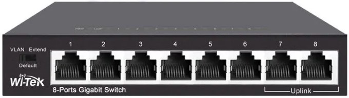 

Коммутатор неуправляемый Wi-Tek WI-SG108 v2 8xGE, WI-SG108 v2