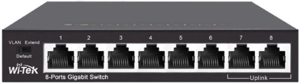Изображение товара Коммутатор Wi-Tek WI-SG108 v2 8 портов неуправляемый металлокорпус